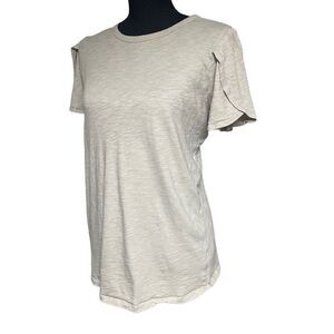 Torrid Wheat Colored Tulip Sleeve Top